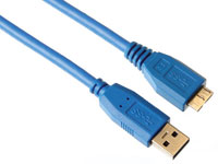 USB-A Male to micro-USB Male - USB 3.0 Cable - 1.8 m