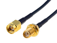 RF SMA Female to SMA Male Cable - 0.1 m