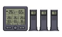 MJH - Digital Thermometer Hygrometer with 3 Remote Sensors - TS-6210