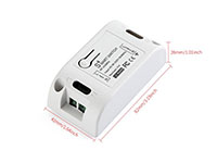 Receptor sem fio 433 MHz 1 canal 230 Vac