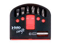 Felo Box Swift - Estojo Felo Tip com Ponta Magnetizada - 6 Bits - 020 601 16
