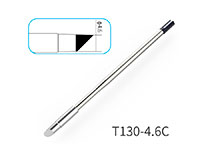 ATTEN T130-4.6C - Heating element for Atten MS-900, GT-6200 and MS.GT-Y130 - Ø 4.6mm Beveled and straight tip  - ACF029618