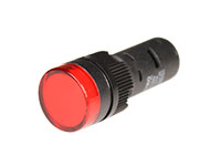 Voyant LED Ø16 mm 24 V Rouge - IIH154RO