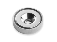 Neodymium Magnet - 25 mm - with Holes for Screws
