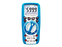 PeakTech P 3445 - Digital Multimeter - 1000 Vac/Vdc - TrueRMS - 6000 Counts - Bluetooth - IP67 - Illuminated Buttons