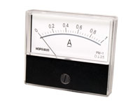 Analogue Current Panel Meter 70 x 60 mm - 1 A dc - AIM701000