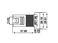 SWITCHTRONIX - Voltímetro - Amperímetro - Medidor de frequência - 50..450V - 0..100A - 0..90HZ CA