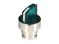 Serie BZ - Actuador Iluminado Selector 2 Posiciones Fijas o Mantenidas - Ø22,5 mm - Verde