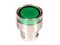 Serie BZ - Actuador Pulsador Verde Iluminado - Ø22,5 mm