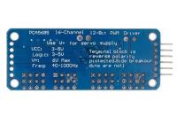 Servocontrôleur PWM 16 Canaux - 12 Bits - Interface I2C - PCA9685