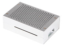 jOY-it ALUMINIUM CASE - Boîtier Raspberry Pi 4 - Aluminium - Argent - RB-AlucaseP4+01