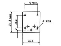 Omron VR15M121C - Relé Convencional 6 Vcc SPDT 1 CO 10 A