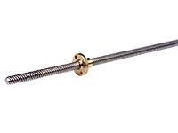 Ø8MM Steel Spindle with Brass nut - 650MM