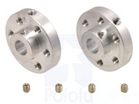 Pair of Mounting Hubs for Shaft Motor - 6 mm - 1083