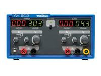 Metrix AX502A - Fonte de Alimentação Laboratório 2 x 0-30 V - 2 x 0-2,5 A - AX0502A