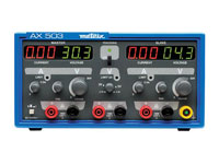 Metrix AX503A - Laboratory Power Supply 2 x 0-30 V 2 x 0-2.5 A, 2.7-5.5 V 5 A