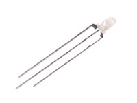 LED Diode 3 mm - Diffused Bicolour Red - Green - Common Cathode
