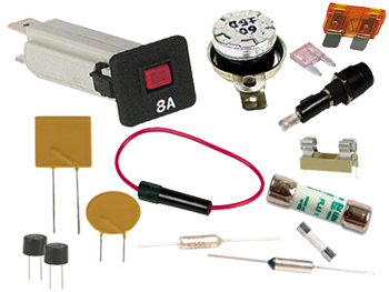 Fuses, Fuse Holders, Thermostats, Circuit Breakers