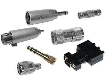 Audio, Video, RF, Antena Connector Adapters