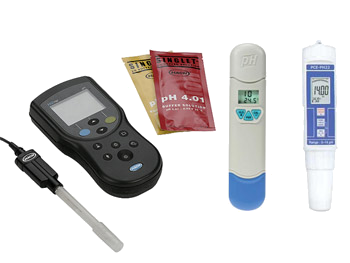 Medidores de pH y calidad del agua