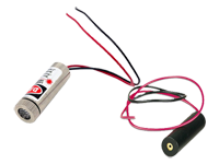 Modulo Laser Rosso 650nm 5mW con Punto / Linea / Croce, Lente in Vetro Focalizzabile, Classe Industriale  202216001