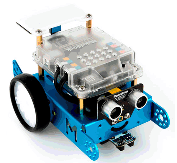 New improved mBOT robot from Makebloc. The Explorer Kit arrives